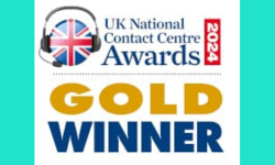 UK National Contact Centre Awards 2024 Gold Winner