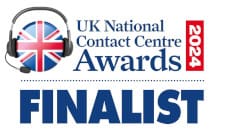 UK National Contact Centre Awards Finalist 2024