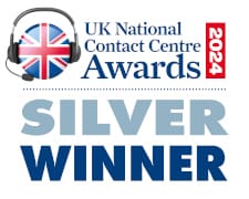 UK National Contact Centre Awards 2024 Silver Winner