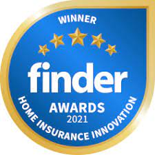 Finder Awards 2021 Winner. Home Insurance Innovation